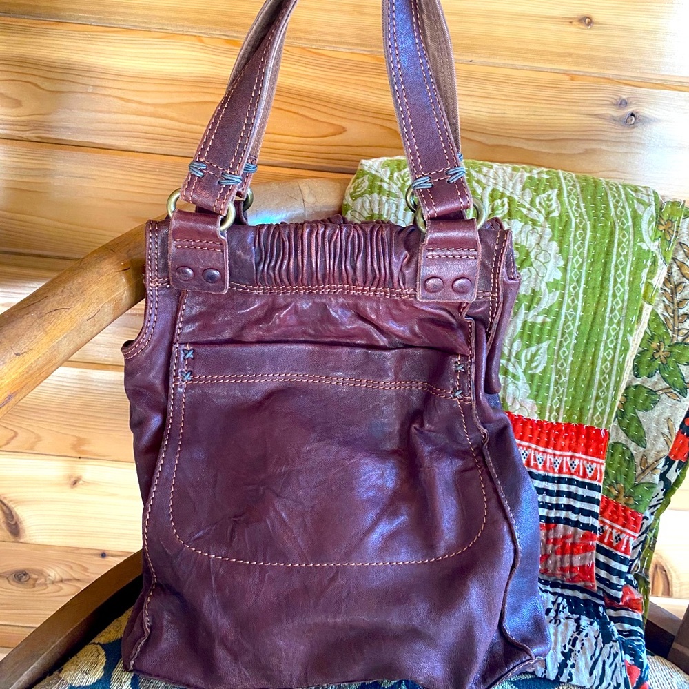 Authentic Vintage Inspired Leather Lucky Brand Bag